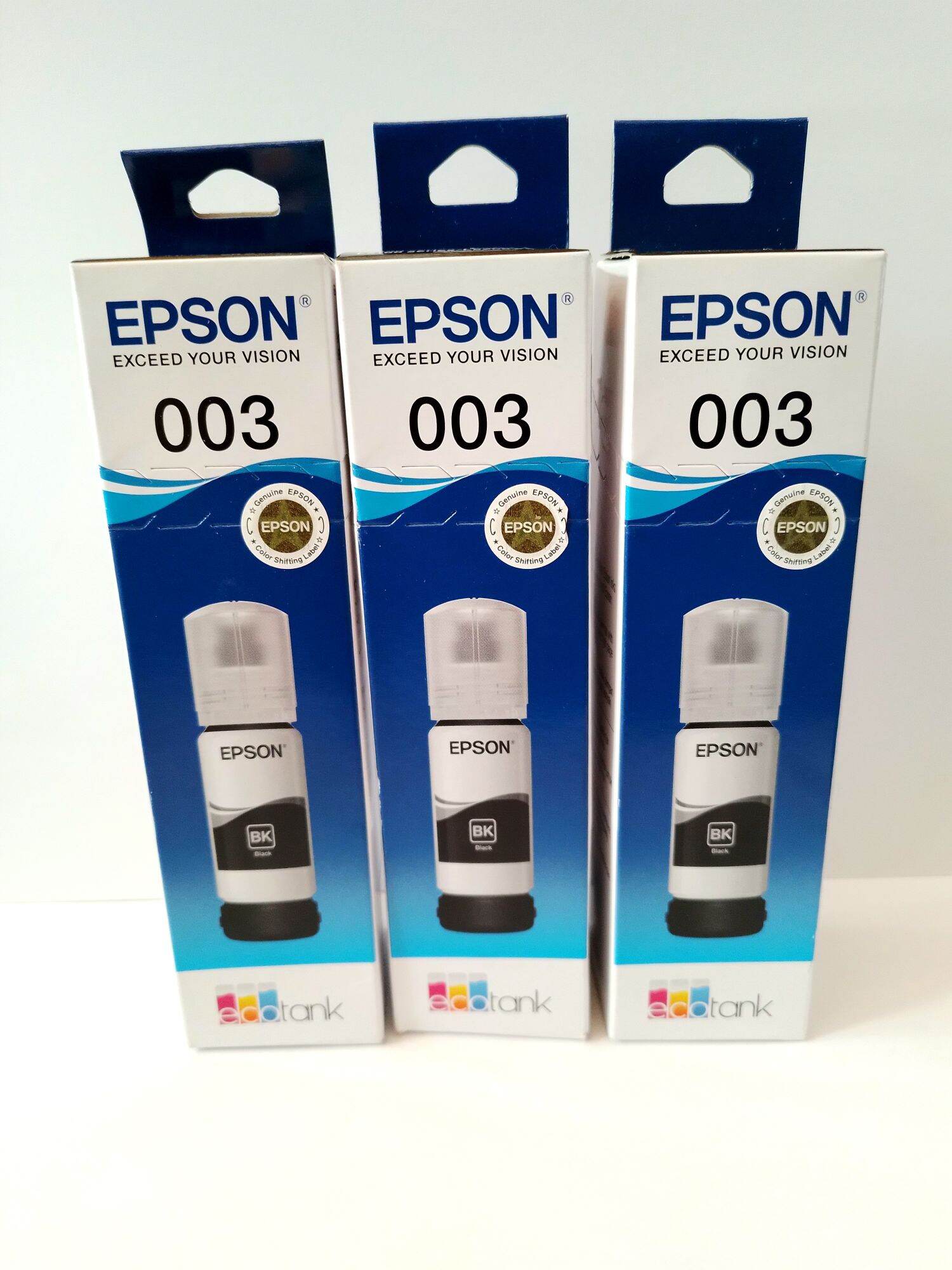 Tinta Epson 003 Black for L3110 L3150 L1110 L3101 L5190 Harga 31,900 rupiah*Gratis Ongkir