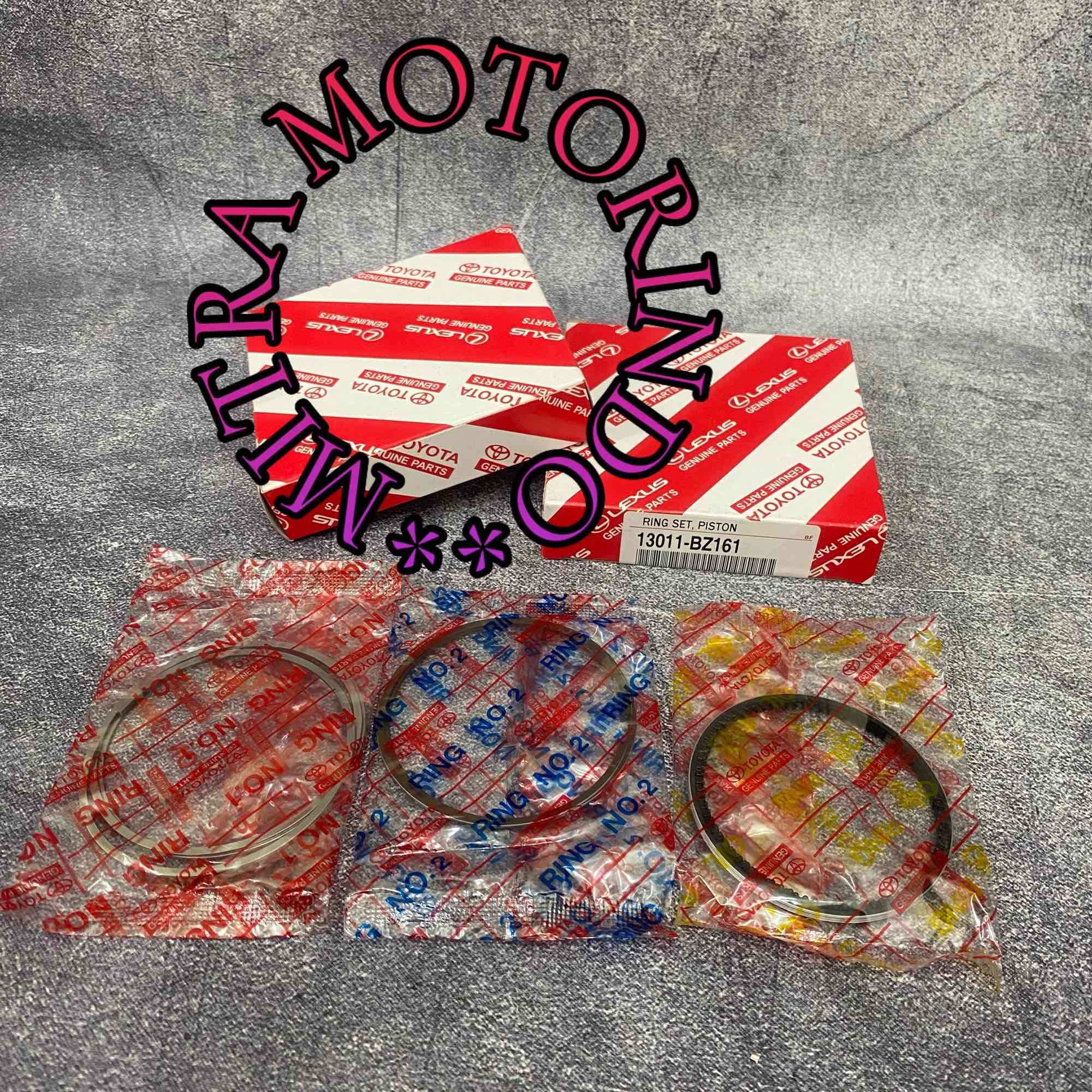 Ring piston-ring seher toyota agya 1.0cc new vvti 13011-BZ161 Harga 427,000 rupiah*Gratis Ongkir