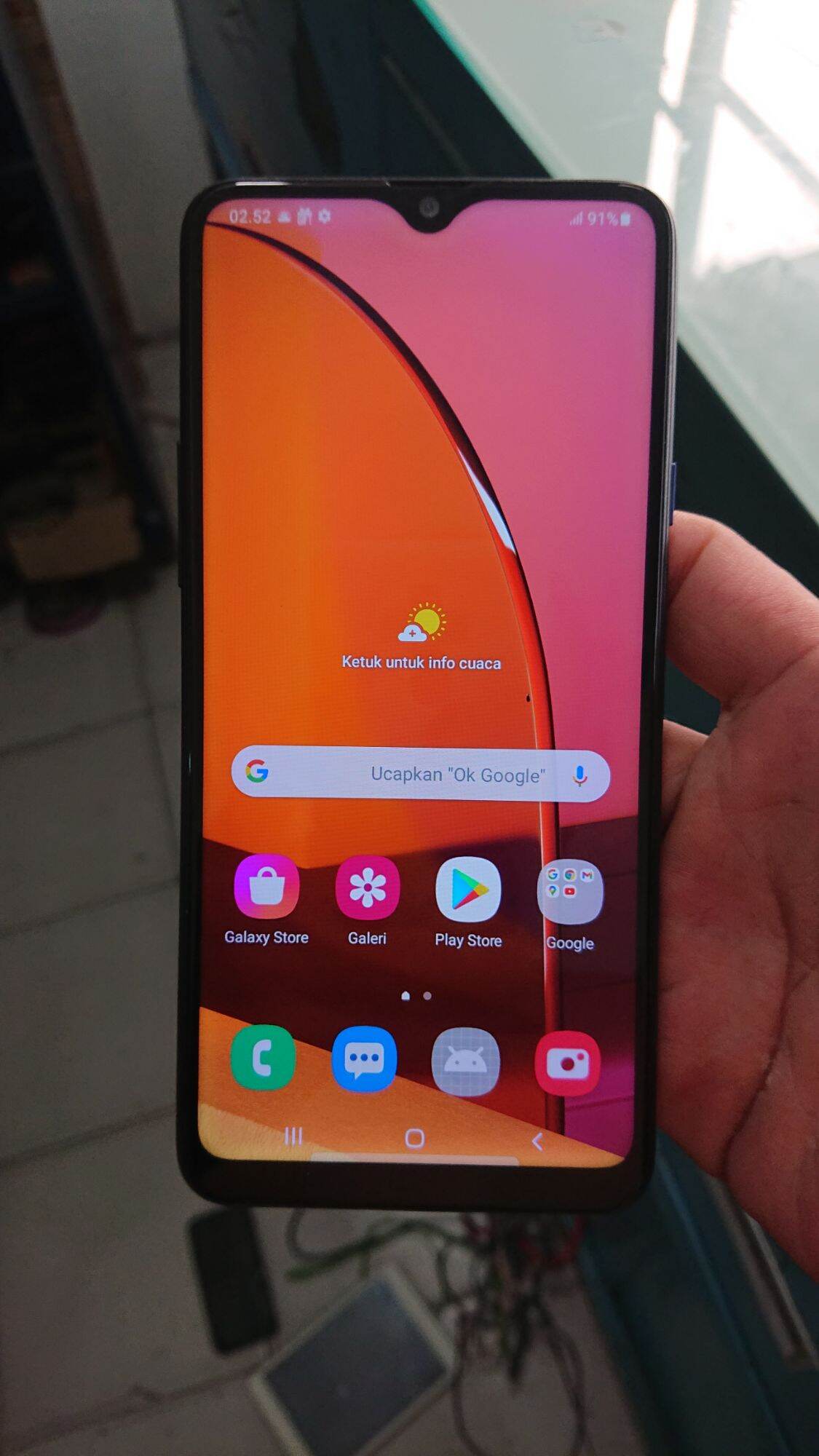 Samsung A20s LTE/4/64GB Second Ex Resmi Normal Pemakaian TESTED Fisik Sesuai Foto Harga 900,000 rupiah*Gratis Ongkir