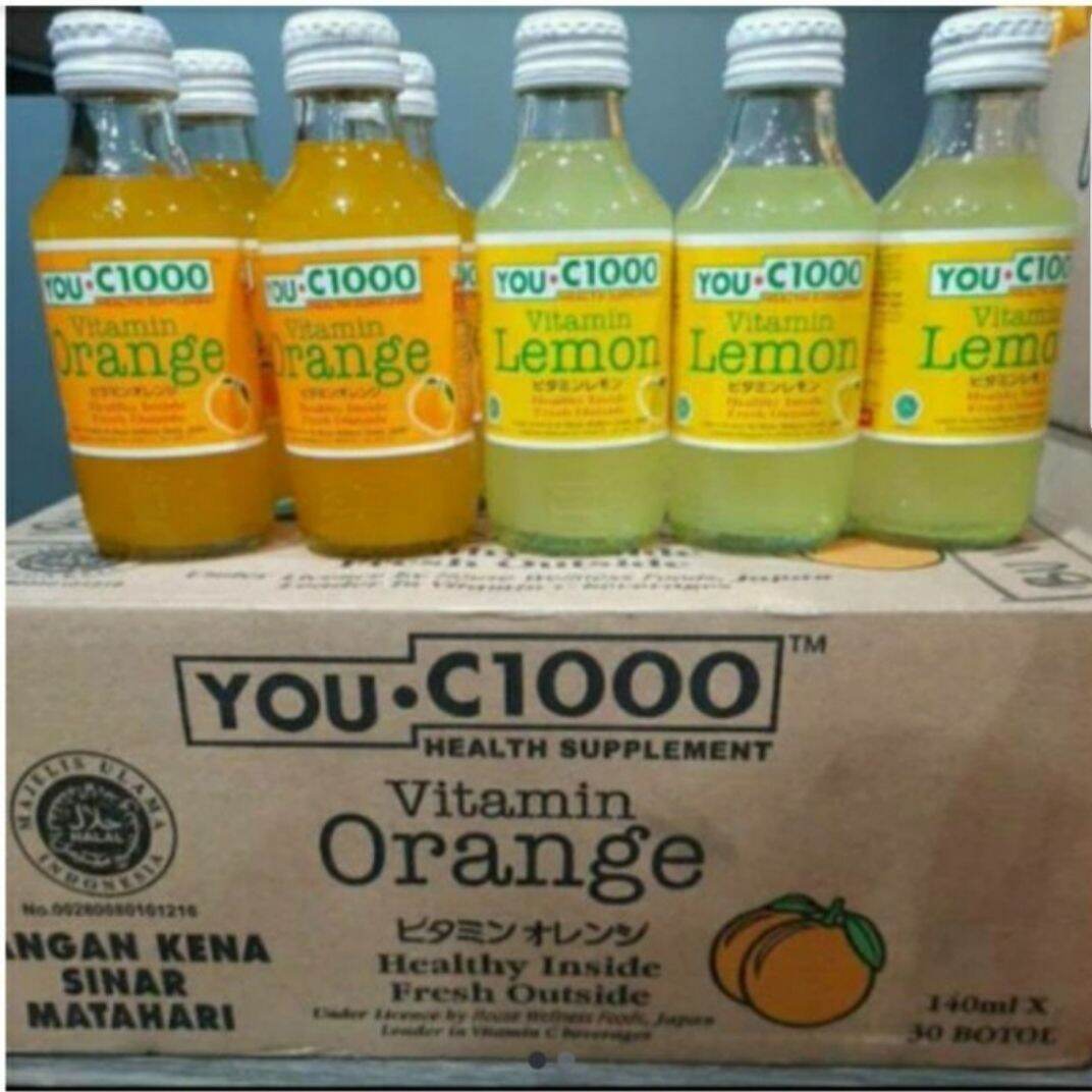 You C 1000 Ukuran 140ml Rasa Orange Lemon You C Uc1000 You C 1000 Orange Lazada Indonesia