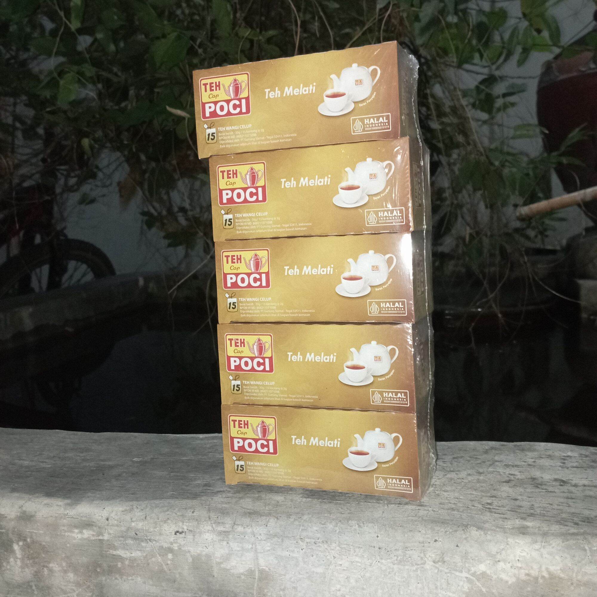 Teh cap Poci Teh celup Melati kemasan 5 pak | Lazada Indonesia