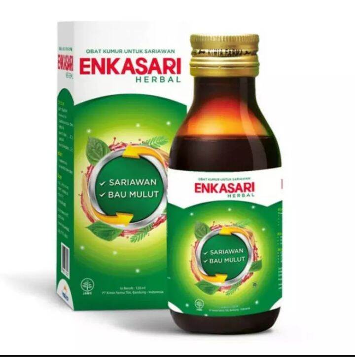 Enkasari Herbal 120ml - Obat Kumur Sariawan | Lazada Indonesia