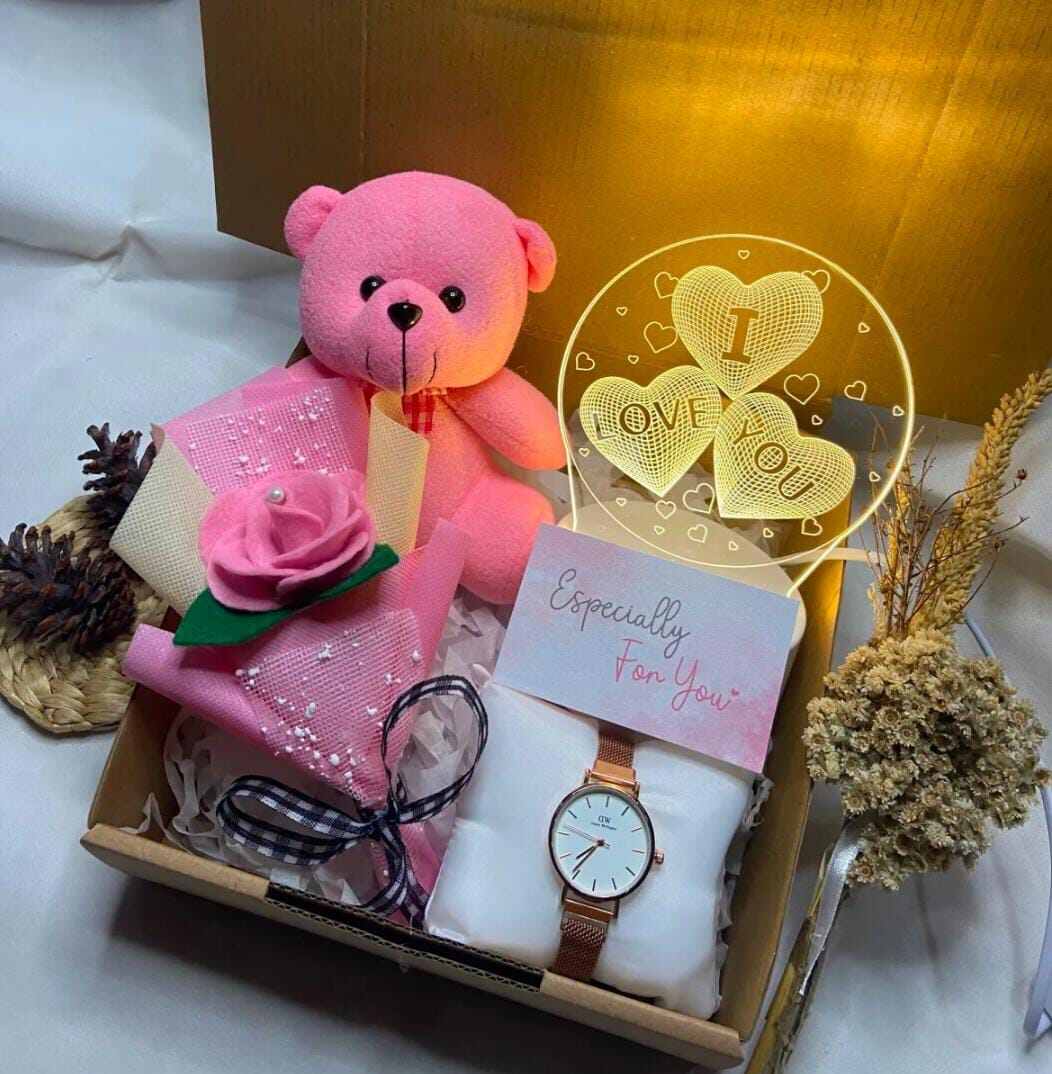READY hadiah box - Kado hadiah untuk Cewek Hadiah jam tangan boneka Lampu hias Aestetik mewah kado ula…