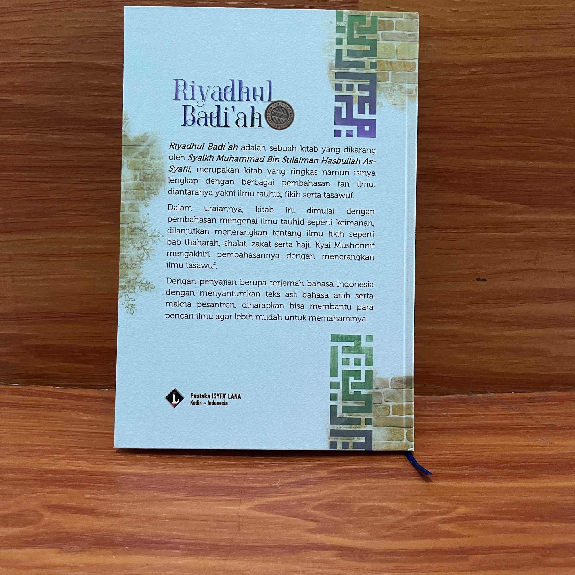 Promo buku terjemah kitab Riyadhul Badi’ah Di lengkapi makna pesantren ...