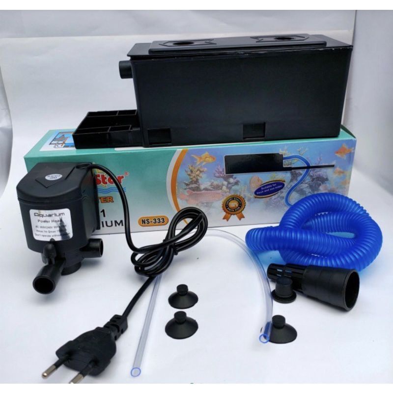 Promo Top Filter 3 in 1 Nikita Star NS-333 cod termurah grosir aquarium Harga 35,500 rupiah*Gratis Ongkir