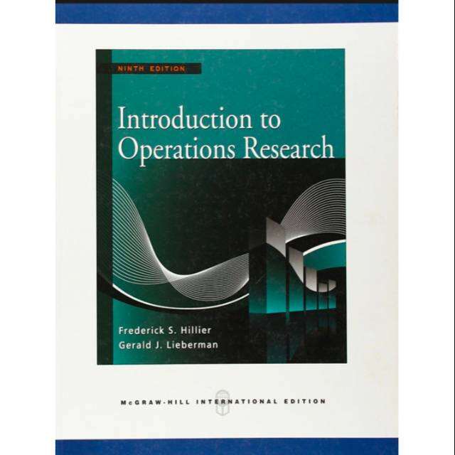 Introduction To Operations Research 9e - Frederick S Hillier | Lazada ...