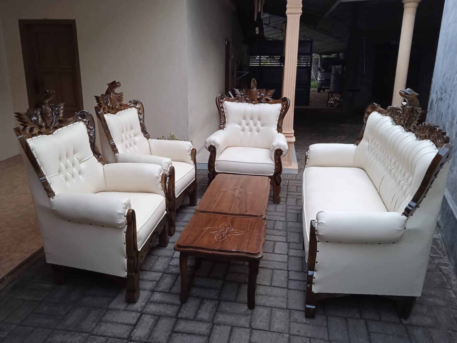 sofa gajah kayu jati Lazada Indonesia