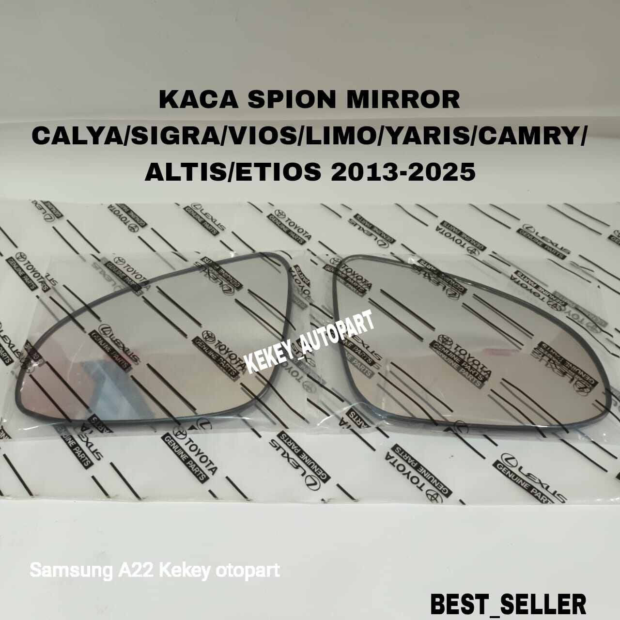 kaca spion mirror calya sigra vios allnew yaris camry altis etios 2013-2025 original Harga 50,000 rupiah*Gratis Ongkir