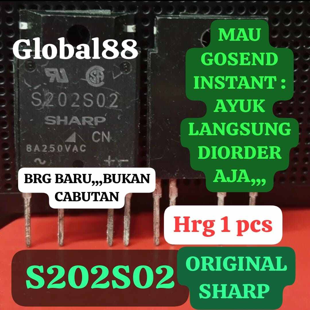Solid State Relay SSR S202S02 8A 250V Sharp Original | Lazada Indonesia