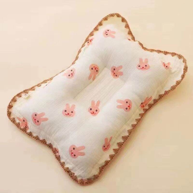 Bantal Bayi Korean Anti Peyang Bahan Muslin Bamboo Soft Cotton/Korean Pillow Cotton Muslin Newborn/Bantal Kepala Bayi anti Peyang Import