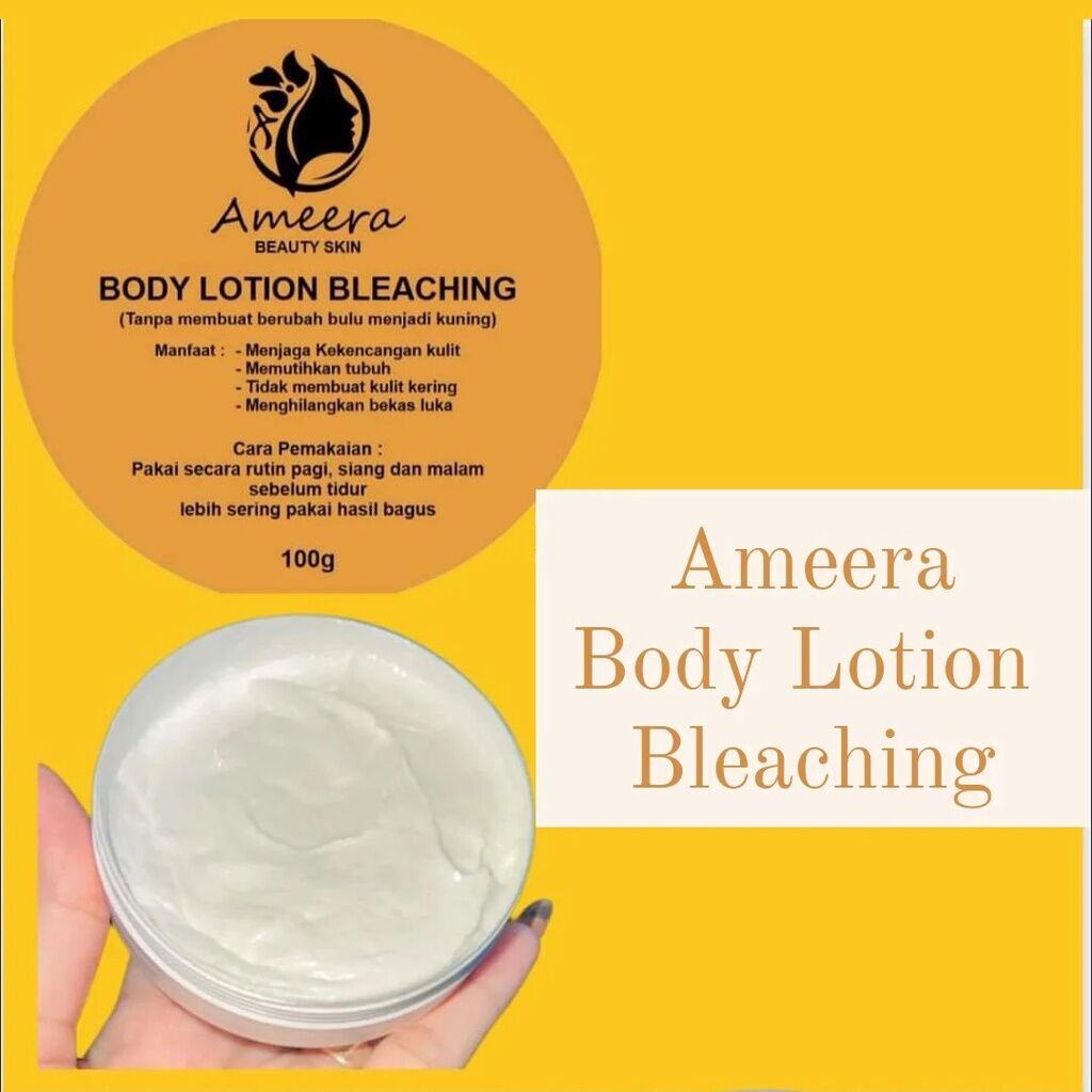 BODY LOTION BLEACHING AmeeraBeautySkin Original 100Gram Lazada Indonesia