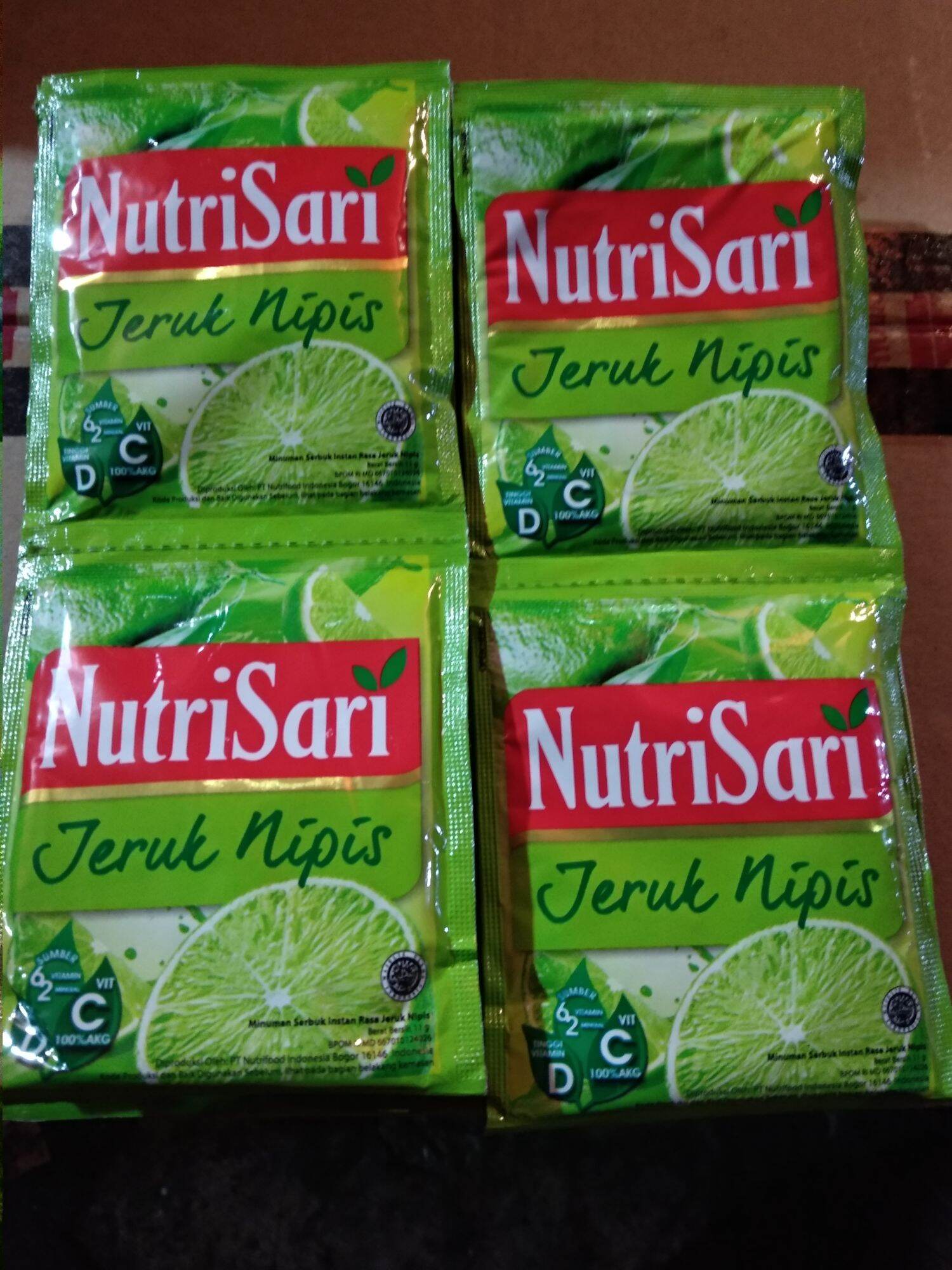 Nutrisari Jeruk Nipis 1 Renceng Isi 10 Lazada Indonesia