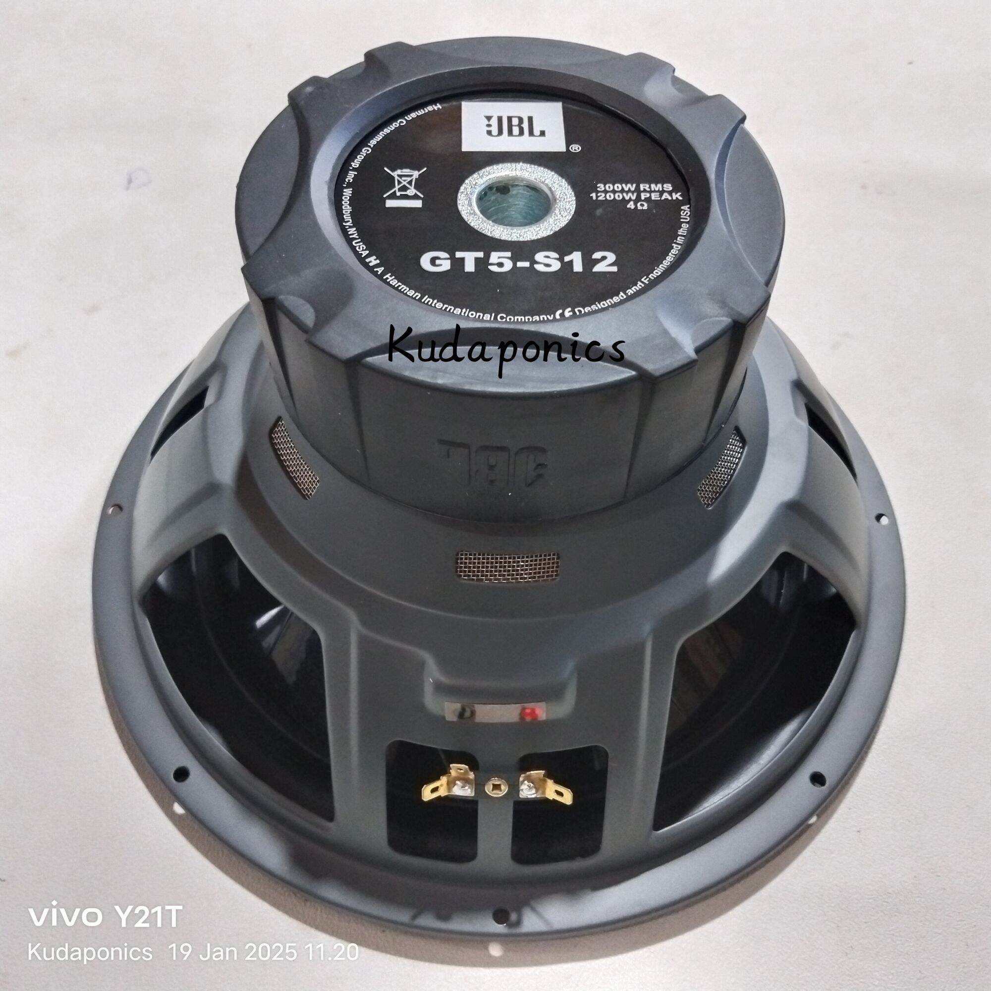 Speaker JBL GT5-S12 ORIGINAL SUBWOOFER 12 INCH 300 WATT RMS 1200