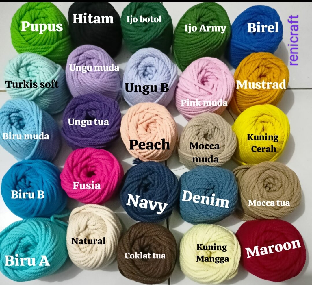 tali katun macrame 3mm 5mtr