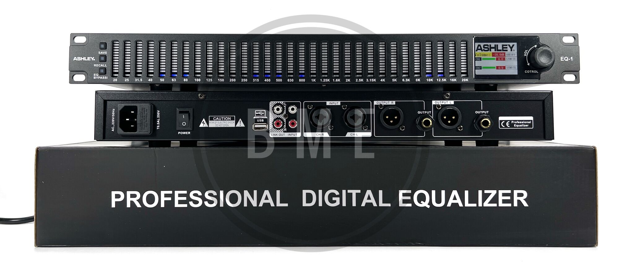Equalizer Equaliser Digital Ashley Eq1 Eq 1 Original Ashley Lazada