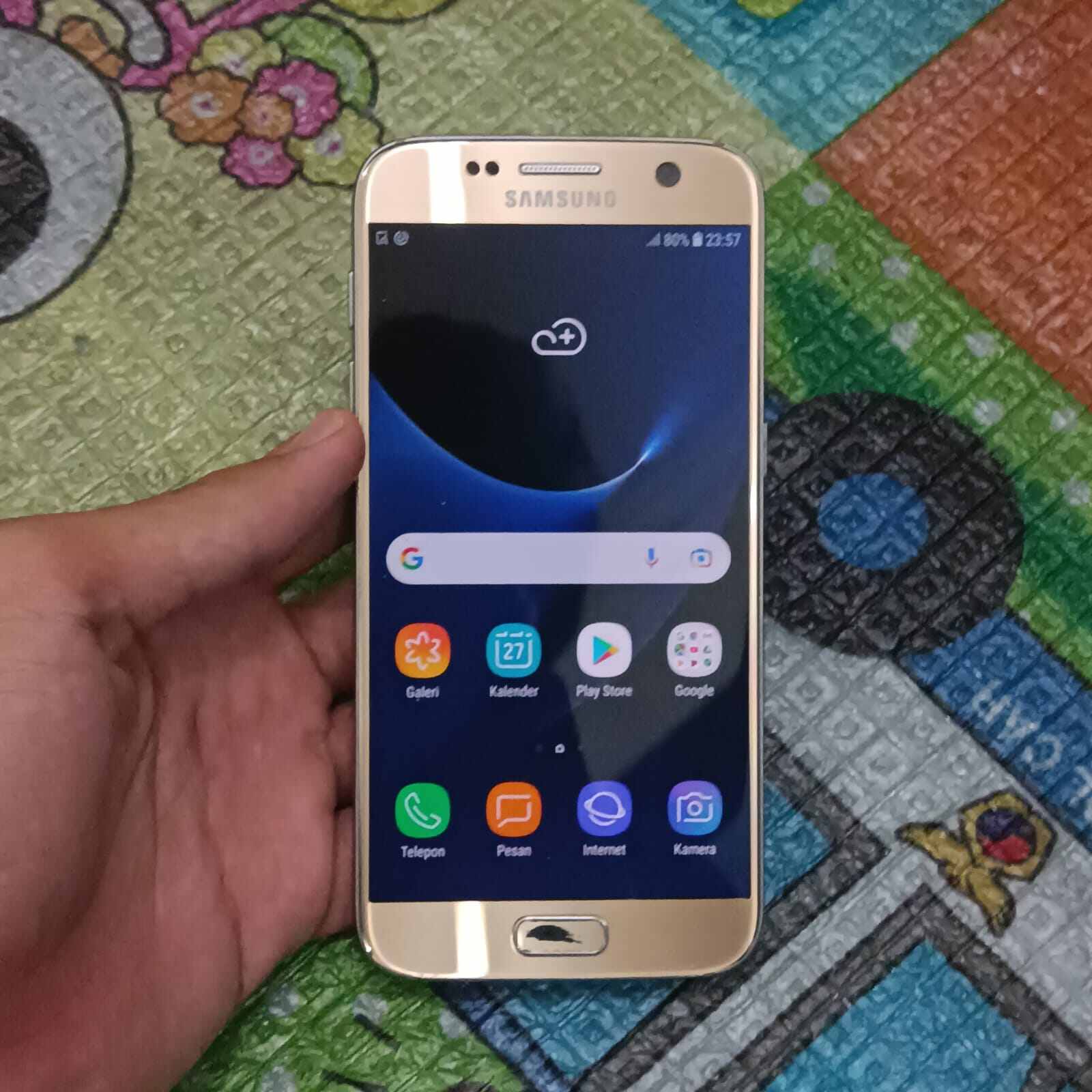 SAMSUNG GALAXY S7 FLAT 4/32 SECOND ORIGINAL MURAH Giá 1,110,000 Đồng*Miễn phí vận chuyển