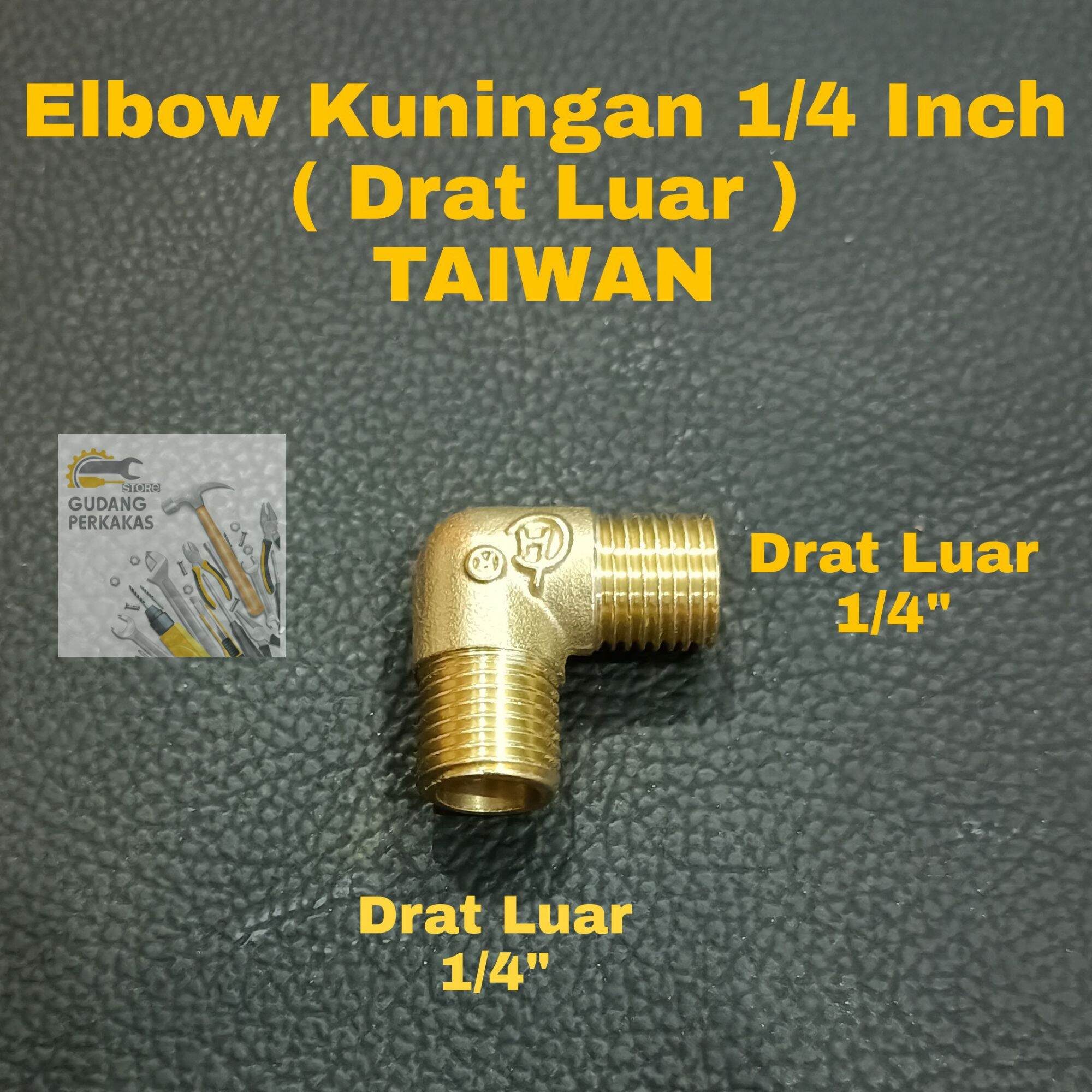 Elbow Drat Luar 1 4 TAIWAN Nepel L Elbow Kuningan Drat Luar 1 4 Inch elbow-drat-luar-1-4-taiwan-nepel-l-elbow-kuningan-drat-luar-1-4-inch