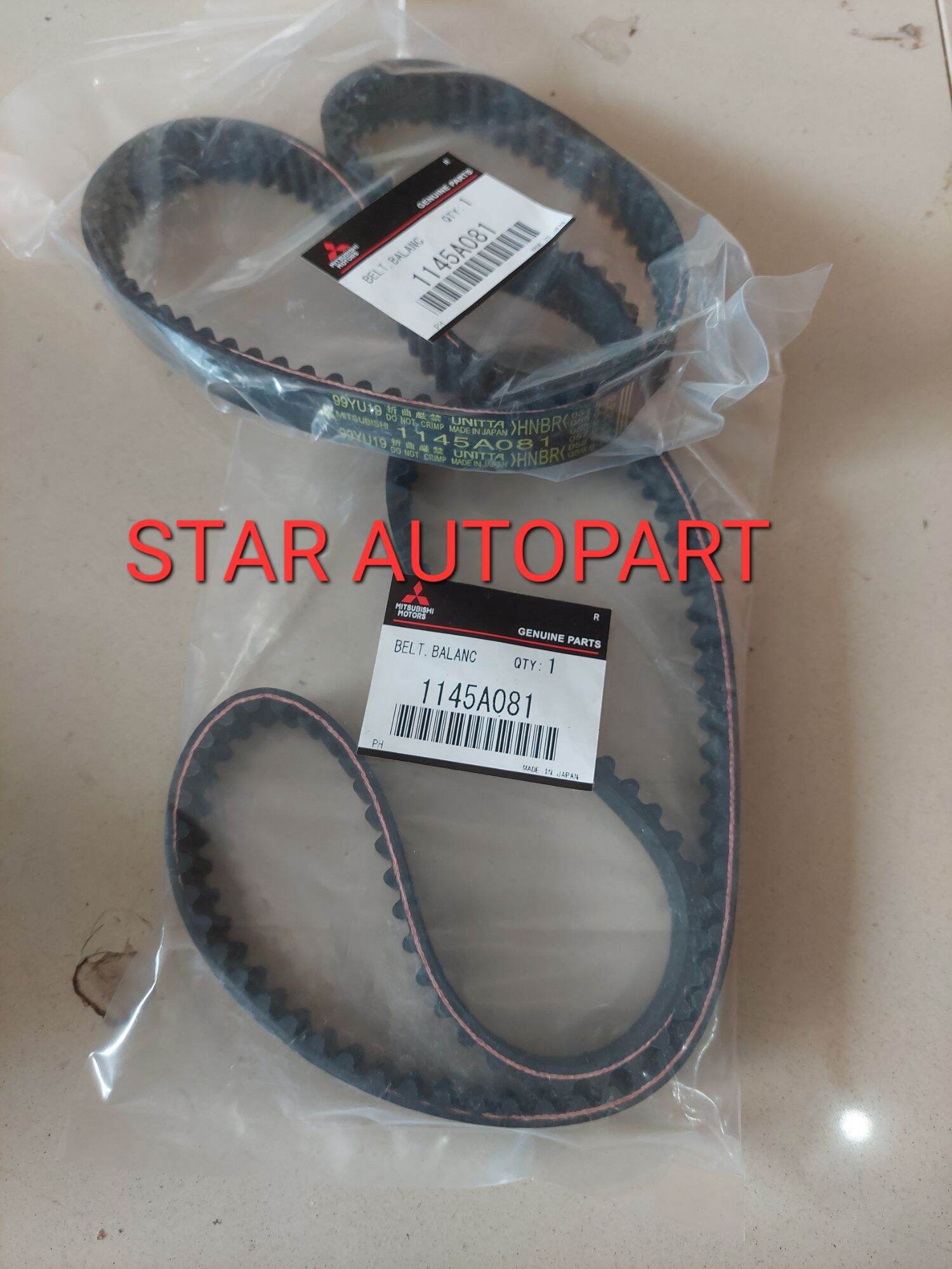 Replacement Car Engine Rubber Timing Belt Suitable For Mitsubishi ...