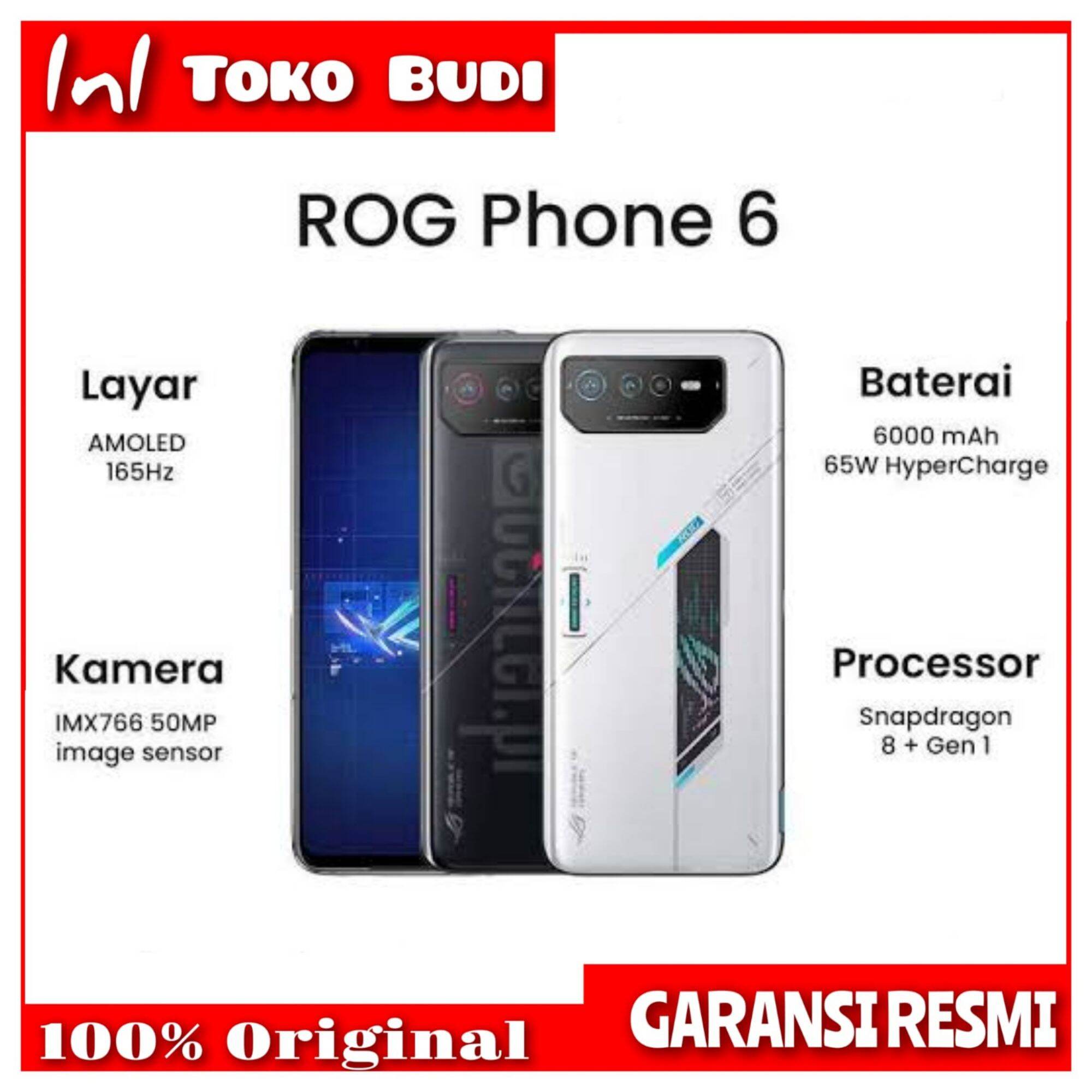 Asus Rog Phone 6 12/256 Garansi Resmi Tam Harga 7,449,000 rupiah*Gratis Ongkir