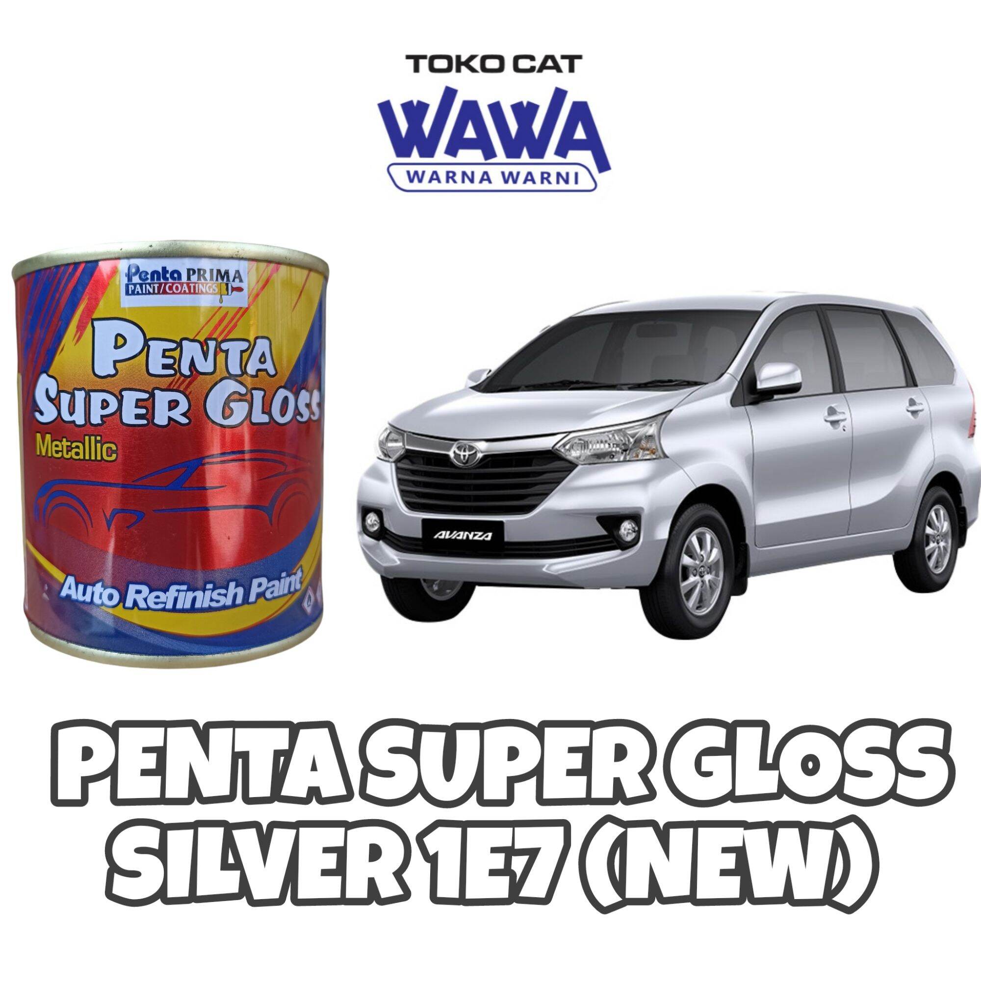 Duco Penta Super Gloss Silver 1E7 09076 Silver Toyota Avanza Xenia Paint Harga 15,000 rupiah*Gratis Ongkir