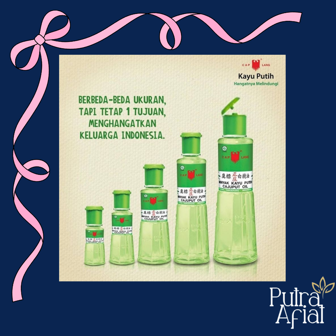 Cap Lang Minyak Kayu Putih Cap Lang || 15/30/60/120/210 ml / Minyak Kayu putih aromaterapi Original