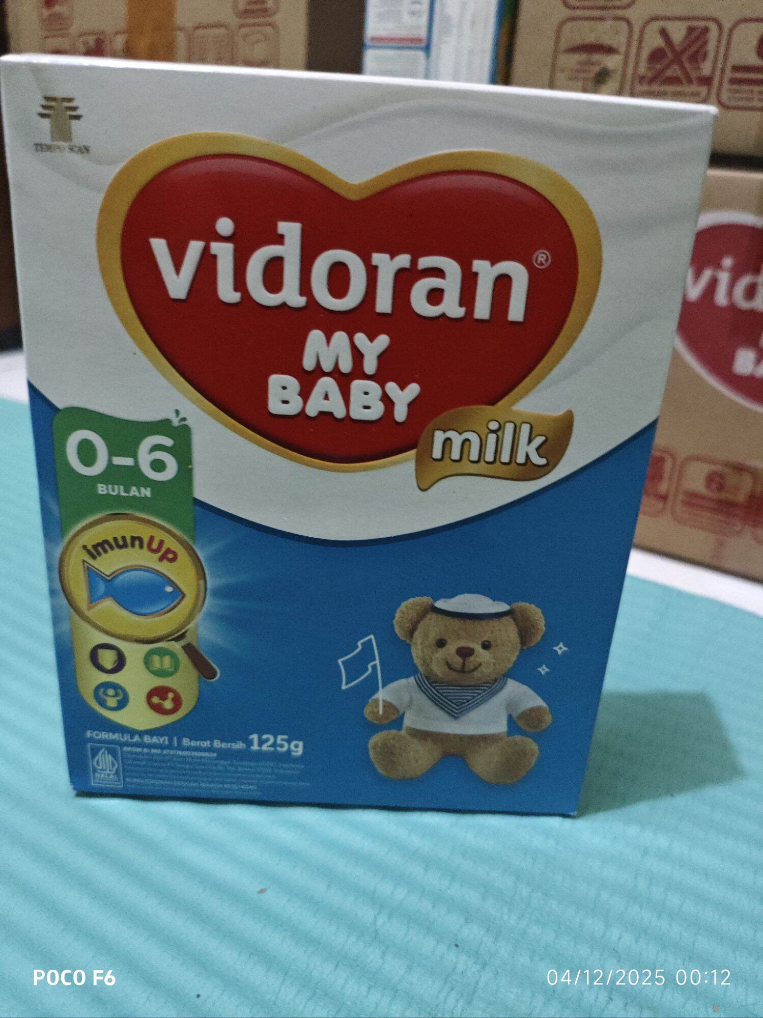 Vidoran my baby 0-6 bln 125gram isi 1box ed 2027