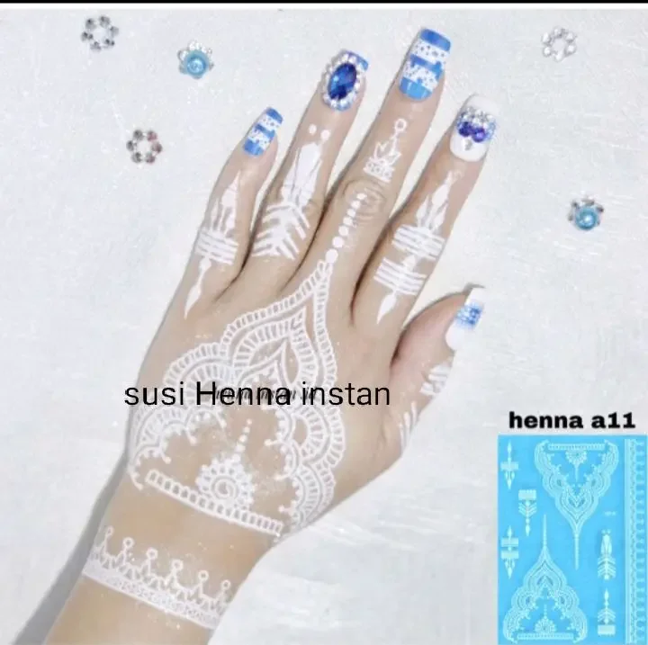 Henna instan/Henna tempel/Henna wedding/Henna pengantin