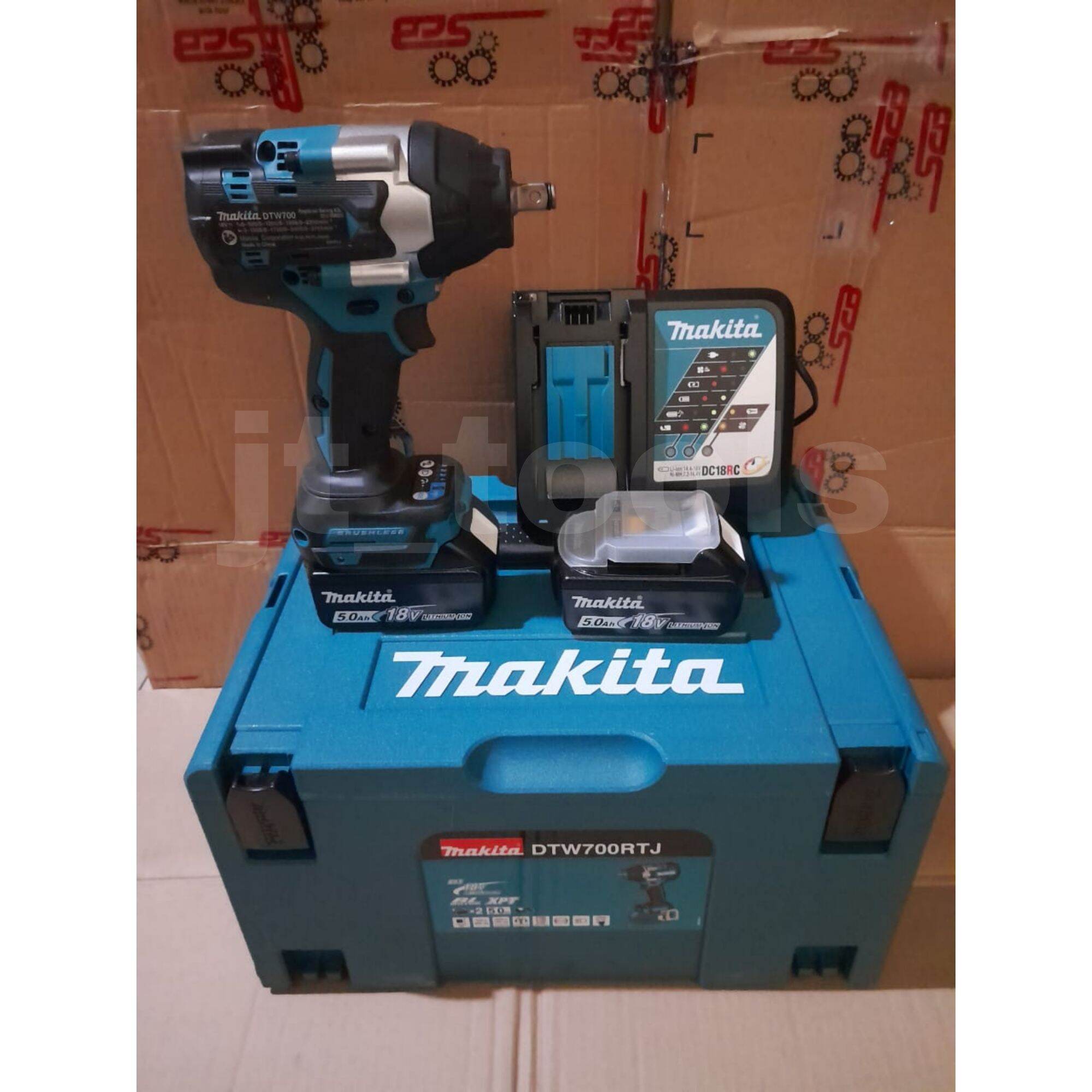 Mesin Impact Wrench Cordless Makita DTW 700 RTJ | Lazada Indonesia
