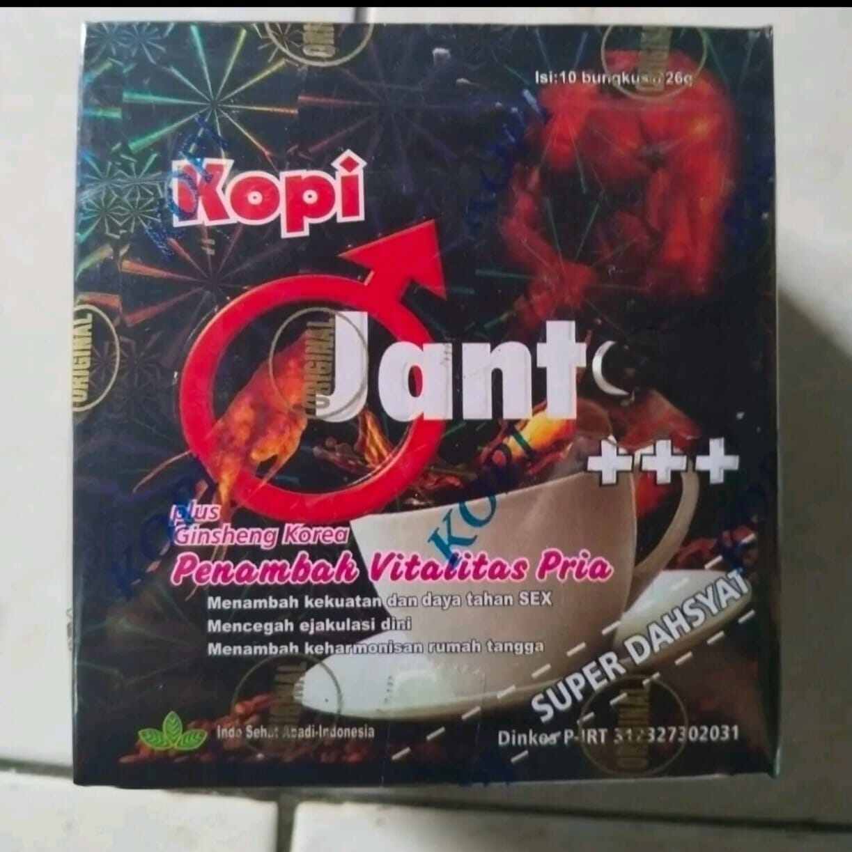 Jant+++ Coffee Original Selection of Arabica Coffee Contains 10 Sachets