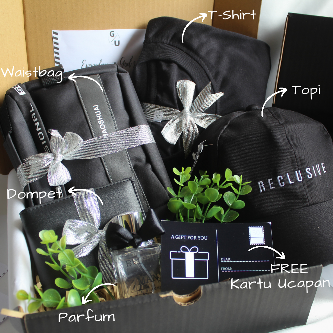 Kado Ultah COWOK/MAN Giftbox ESTHETIC/HAMPERS/BIRTHDAY/wisuda
