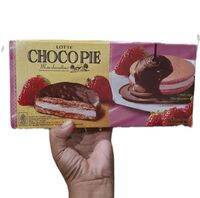 LOTTE CHOCOPIE STRAWBERY MARSHMALLOW NETTO 6 PCS X 28 GR