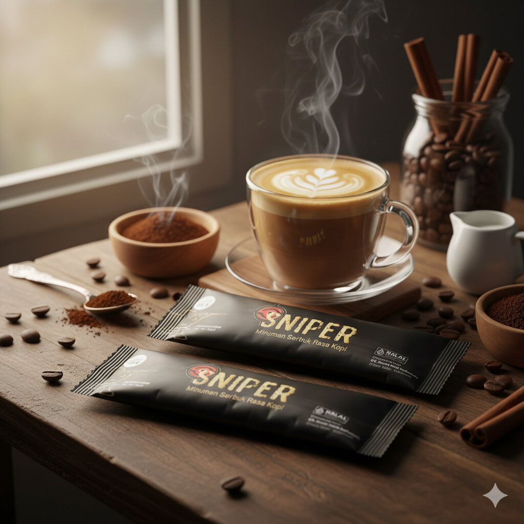 Original Ipg Sniper Coffee Adult Men's Coffee Contains 12 Sachets - Ready-To-Drink Coffee - Drinks - Fโฆ
