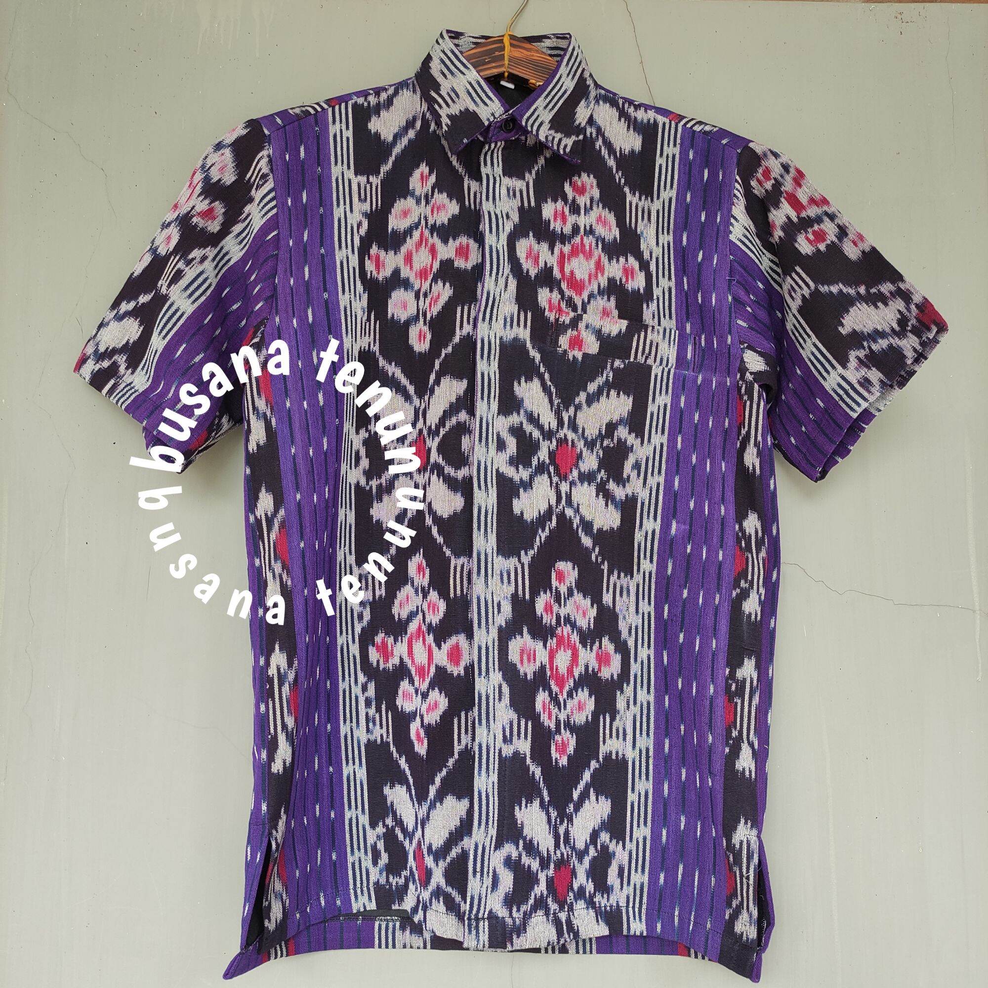 Baju Tenun Couple Kemeja Dan Busana Tenun Dres Mix Brokat Lazada Indonesia