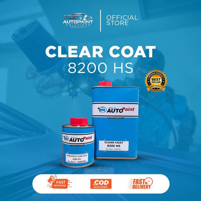 CLEAR COAR AUTO PAINT 8200 HS/PREMIUM/1LITER SET/4:1