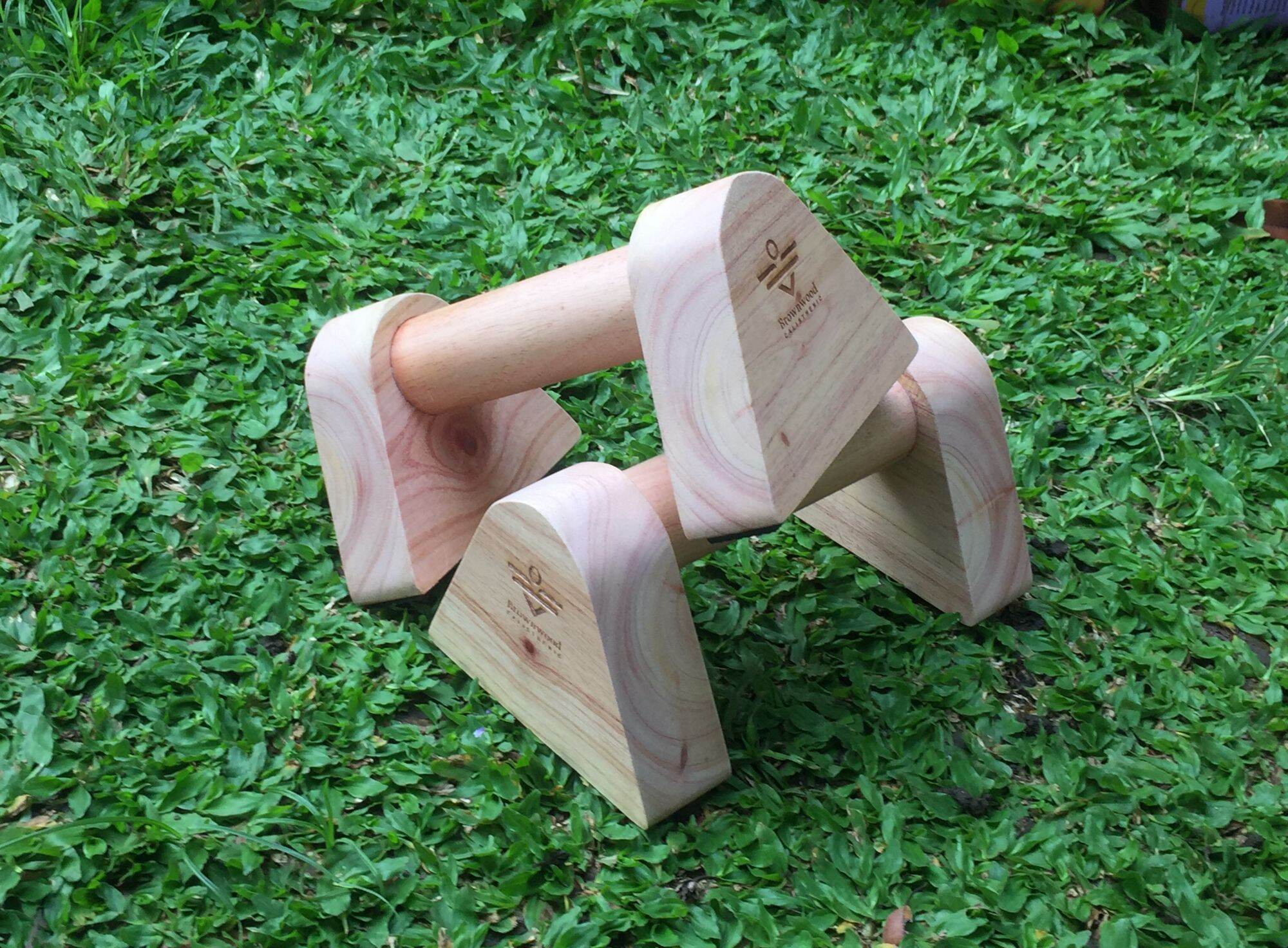 Mini Wooden Parallettes Parallette Bar Push up bar (20cm) Lazada