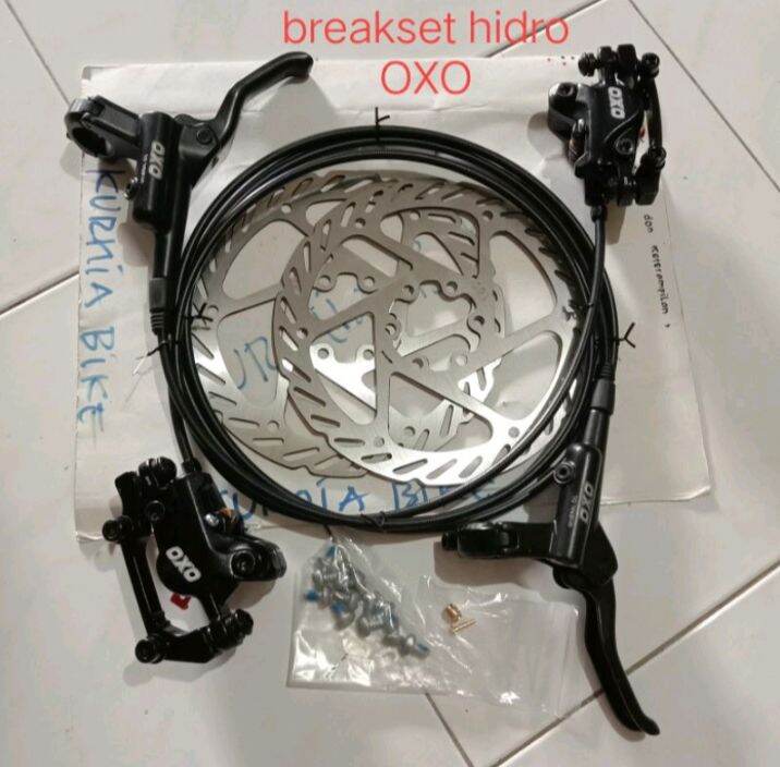 brake set hidrolis OXO rem hidrolik brakeset sepeda yang murah rem