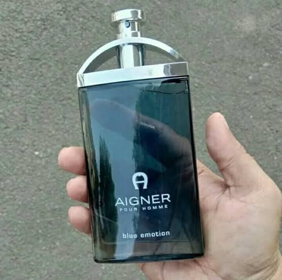 Parfum Original Aigner Blue Emotion Edt 100Ml Man Unbox Lazada