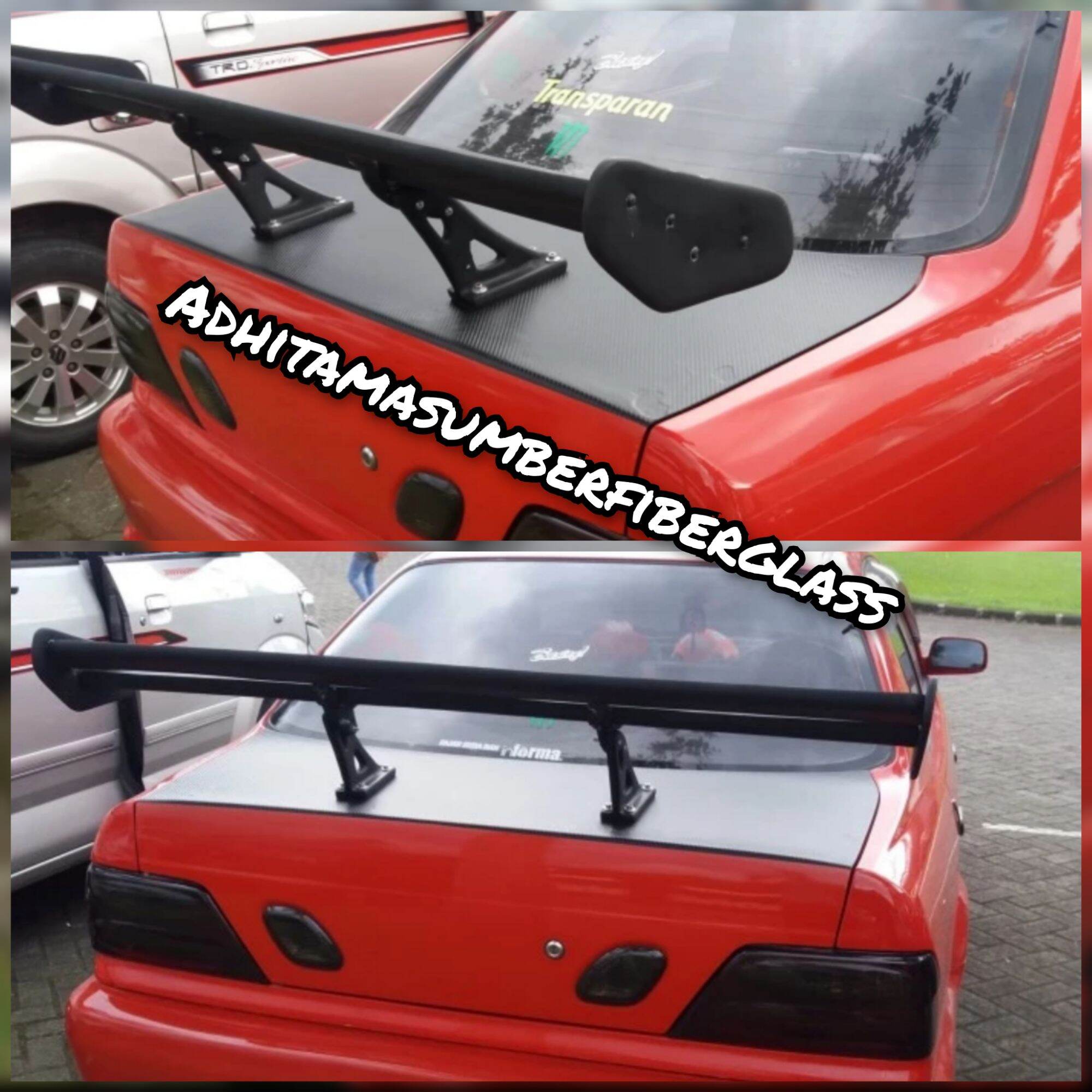 Spoiler Gt Wing Universal Tingkat 2 Lazada Indonesia