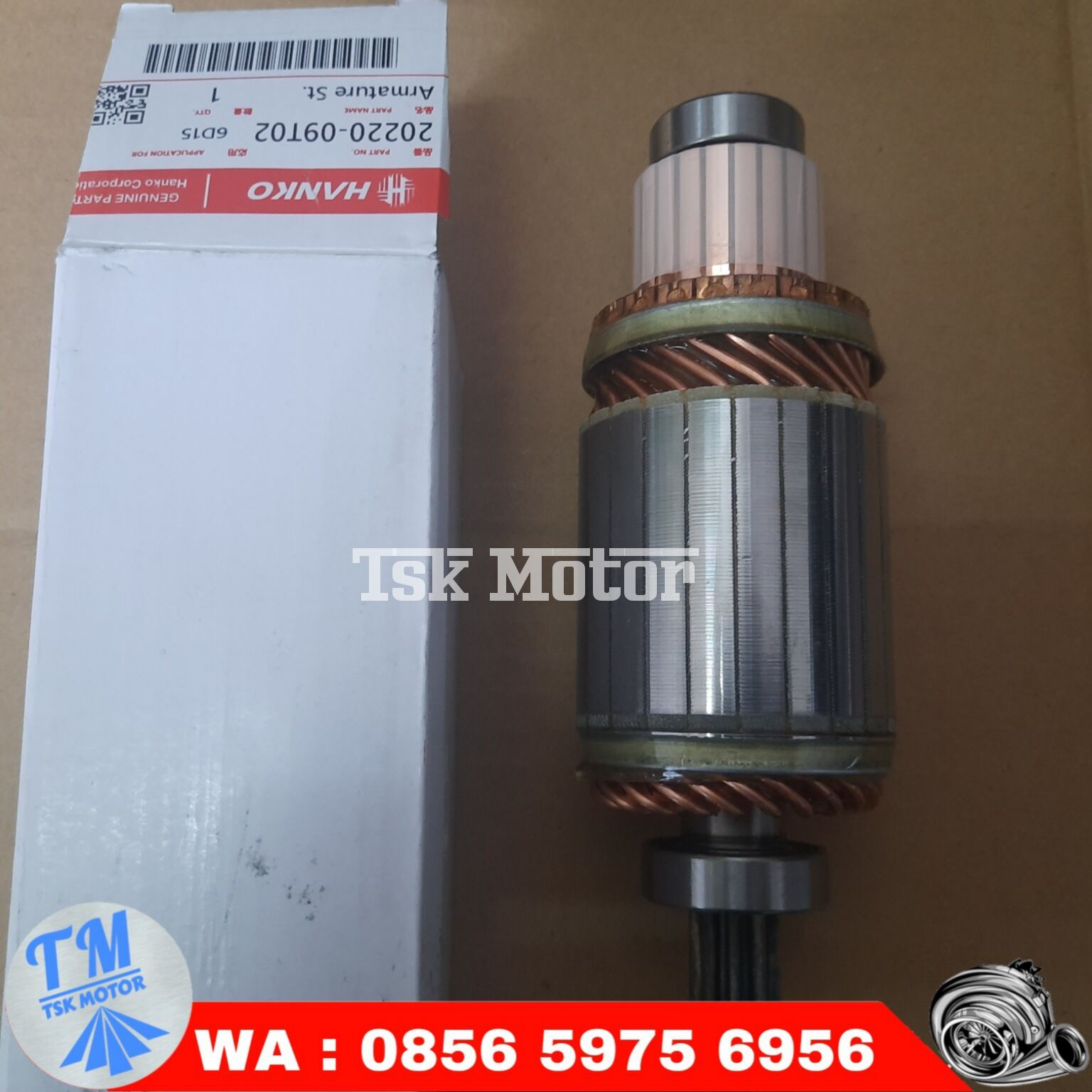 Armature angker starter Fuso FR Fighter Ps190 6D146D156D166D22