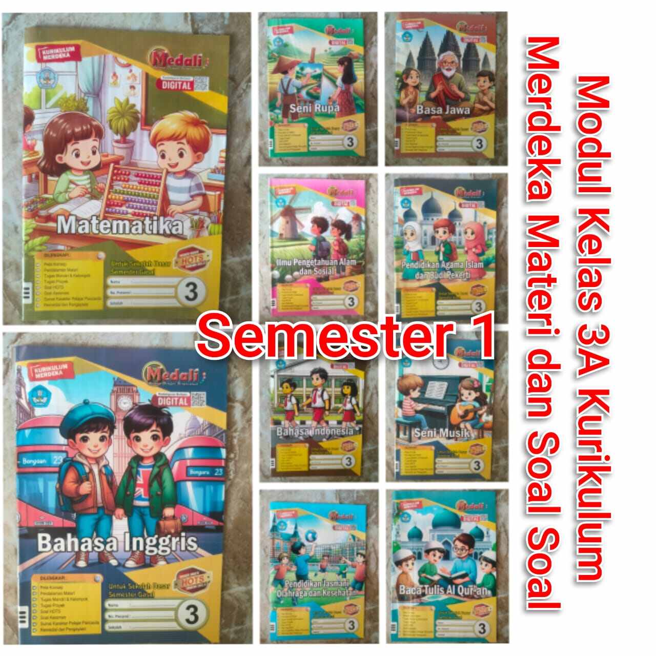 Modul Kelas 3 Kurikulum Merdeka LKS Soal Soal dan Materi Semester 1 ...
