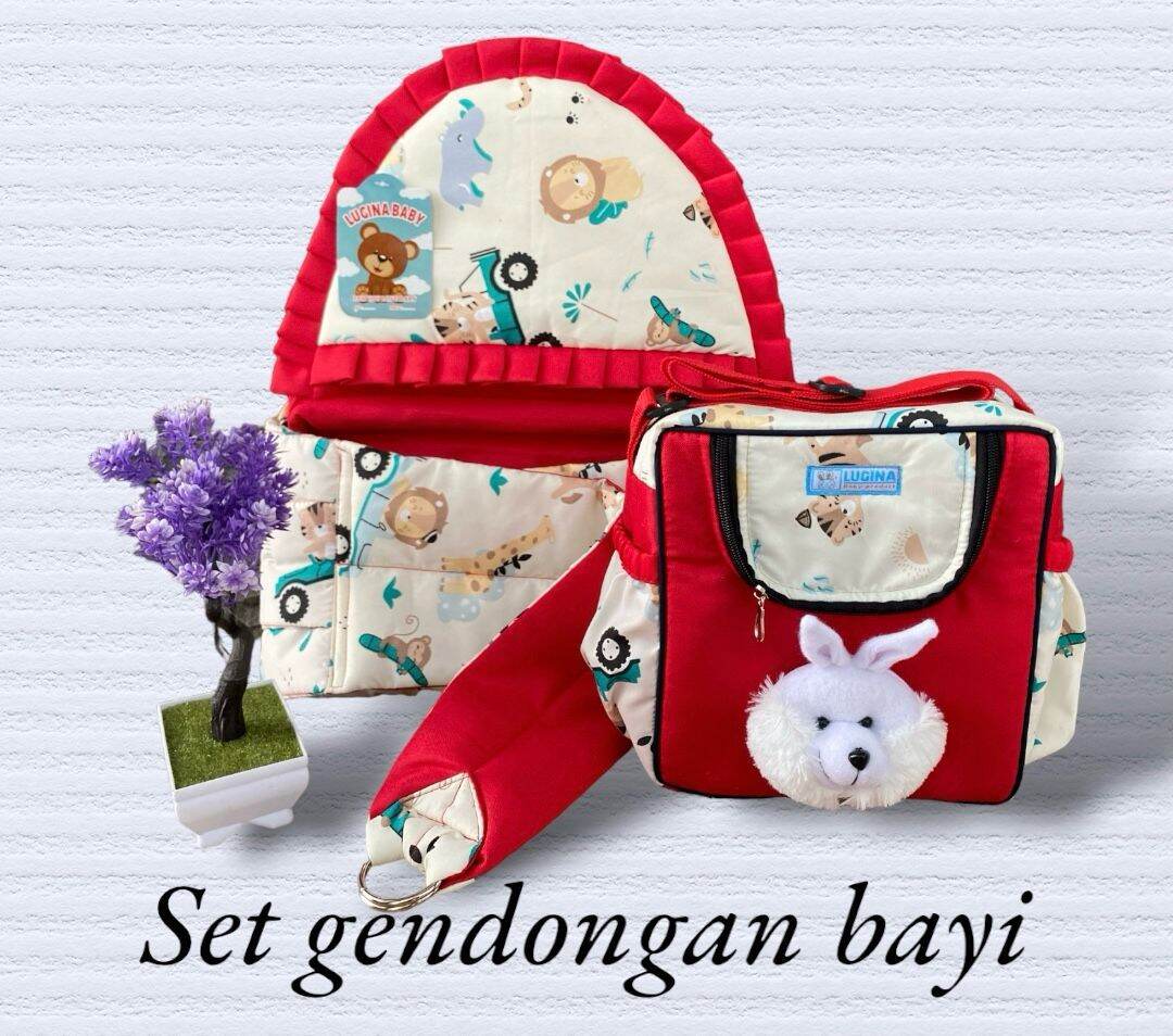 set 3in1/2in1 gendongan samping bayi terbaru