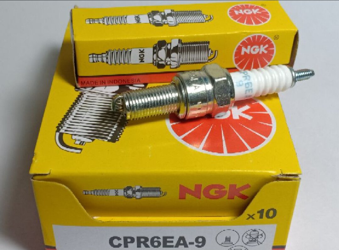 BUSI NGK CPR6 EA9 KHARISMA SUPRA X 125 SATRIA FU JUPITER MX VIXION SCOOPY BUSI MOTOR BEAT FI VIXION Harga 6,000 rupiah*Gratis Ongkir