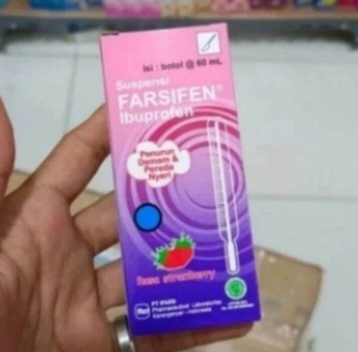 FARSIFEN® FORTE Sirup 60 mL (Obat Pereda Sakit Kepala, Gigi, Turun