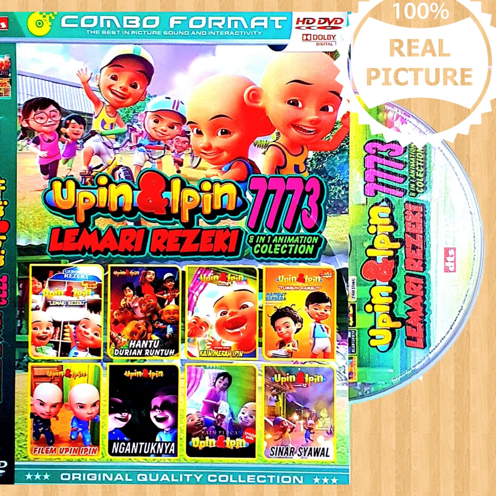 Kaset Dvd Film Kartun Upin Ipin Musim Baru - Kaset Dvd Film Upin Dan