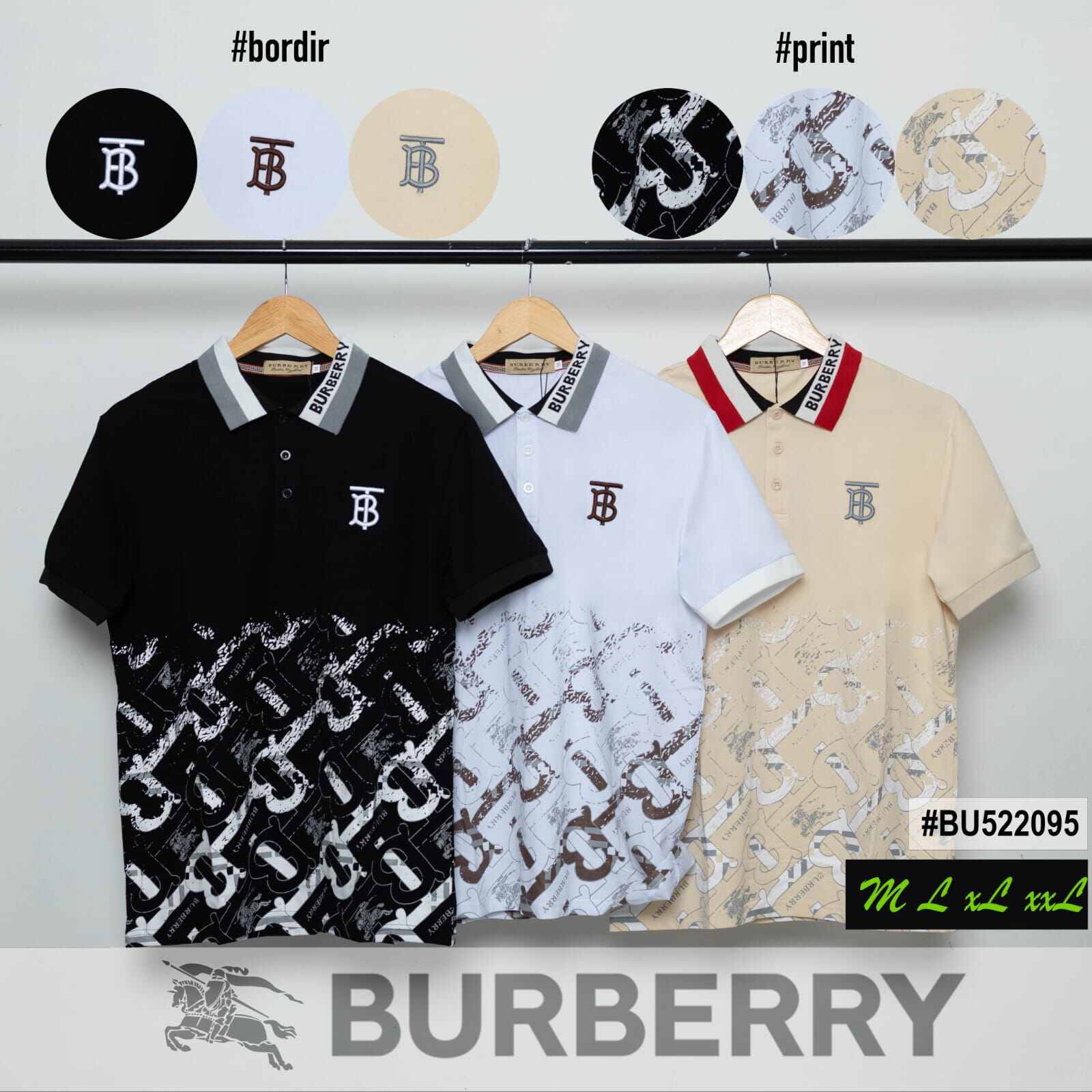 Burberry hotsell polo yupoo