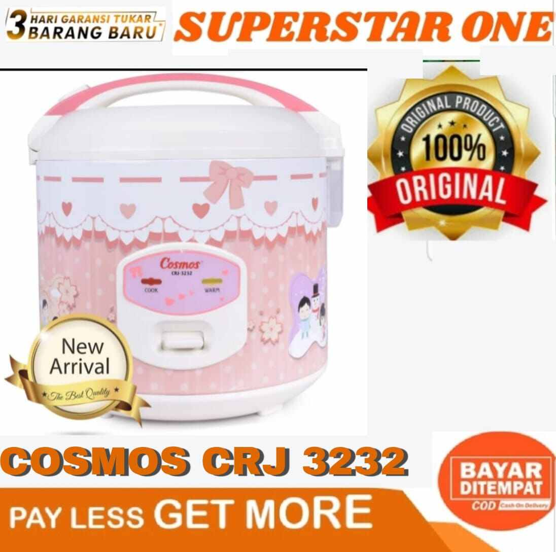 Cosmos Rice Cooker Cosmos CRJ 3232 Kapasitas 2 Liter Cosmos 3232