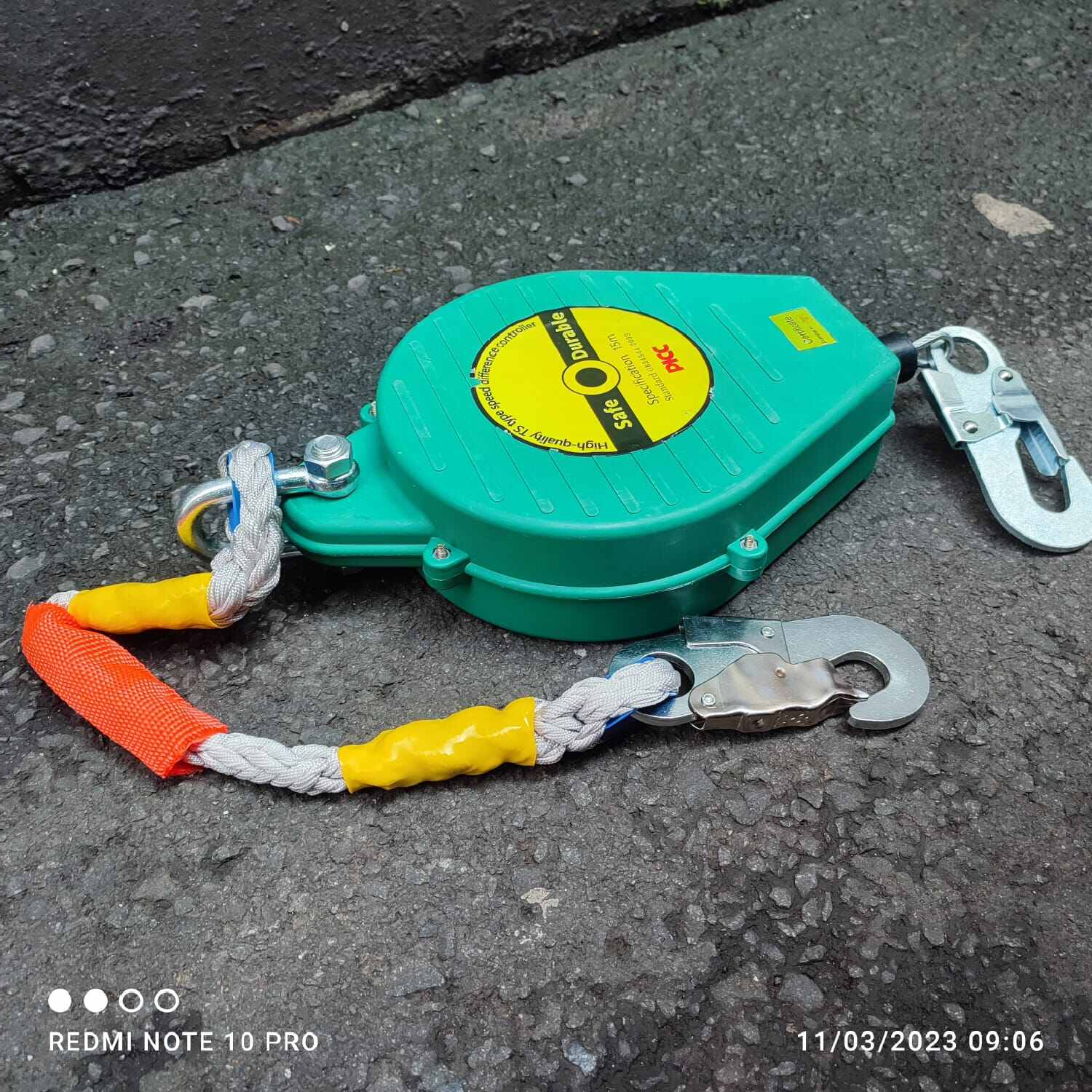 fall arrester 10 meter retractable lifeline safety prevention 10M tali