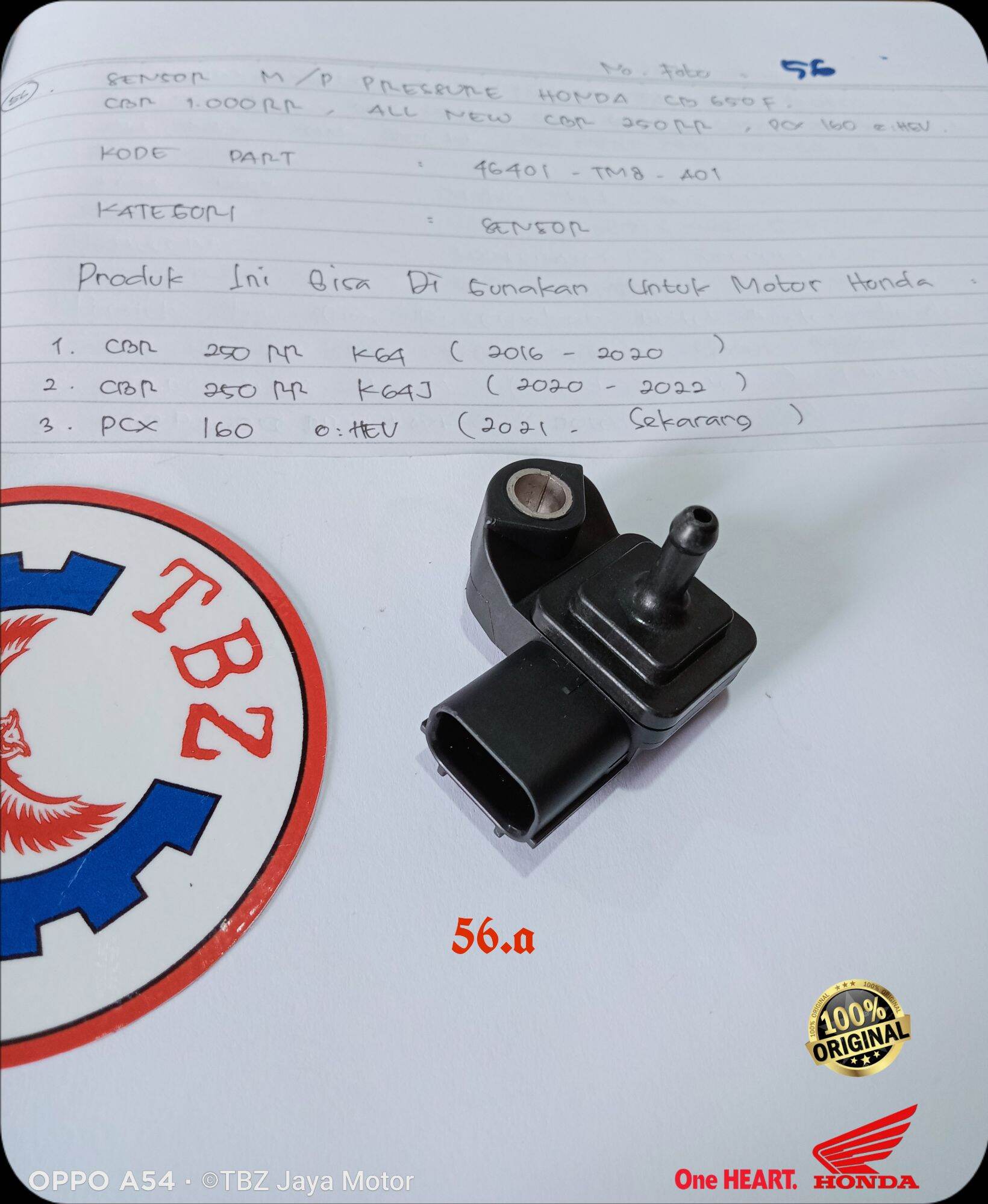 Sensor Tekanan Udara Cbr 250rr Pcx 160 Cbr 1000rr Cb 650f Termurah Sensor Master Power Pressure