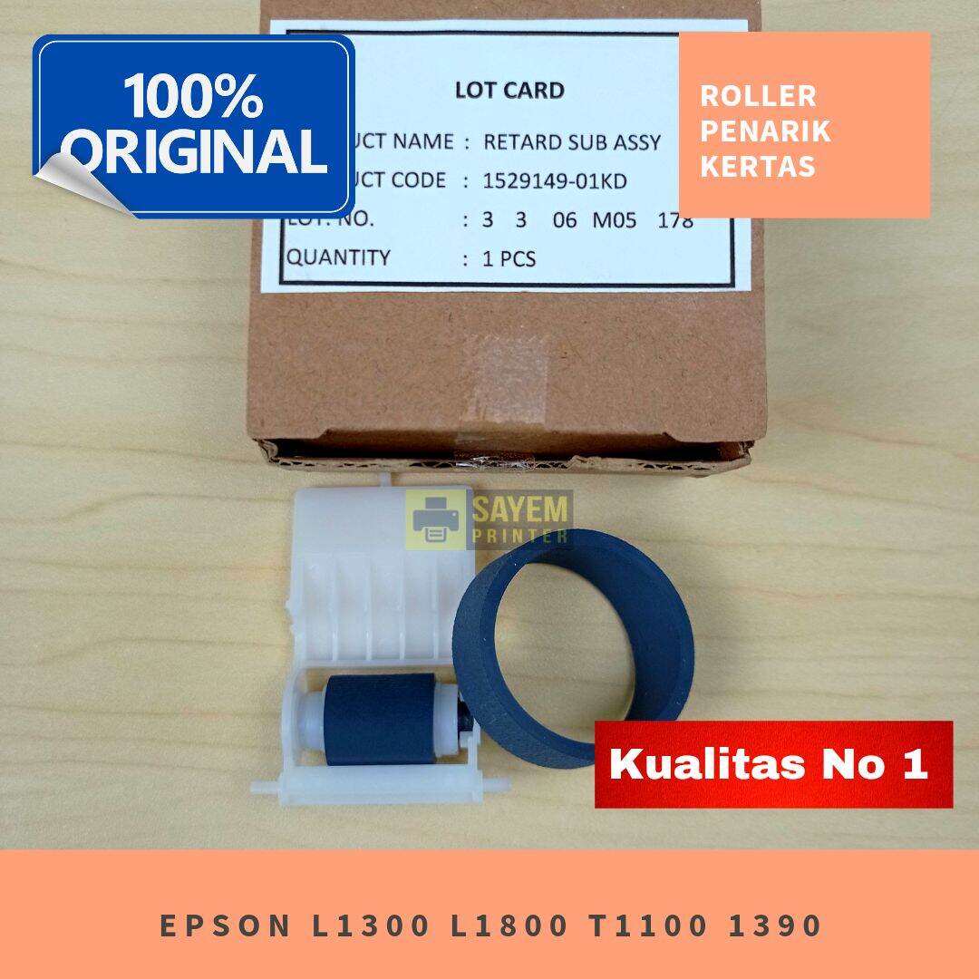 Asf Roller Penarik Kertas Epson L1300 L1800 1390 T1100 Asli Karet Halus Lazada Indonesia 5863