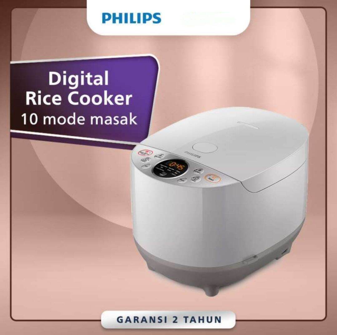 PHILIPS Digital Rice Cooker [1,8L] HD 4515/33 Lazada Indonesia